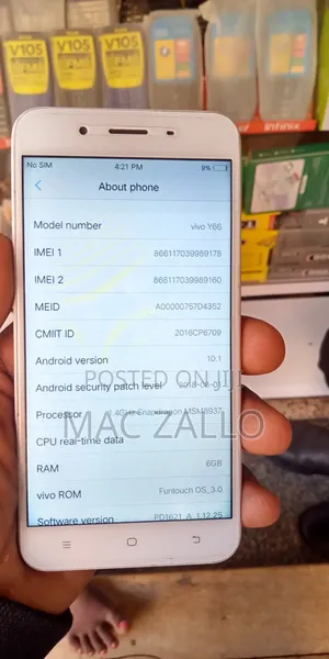Vivo Y66i 32 GB Gold