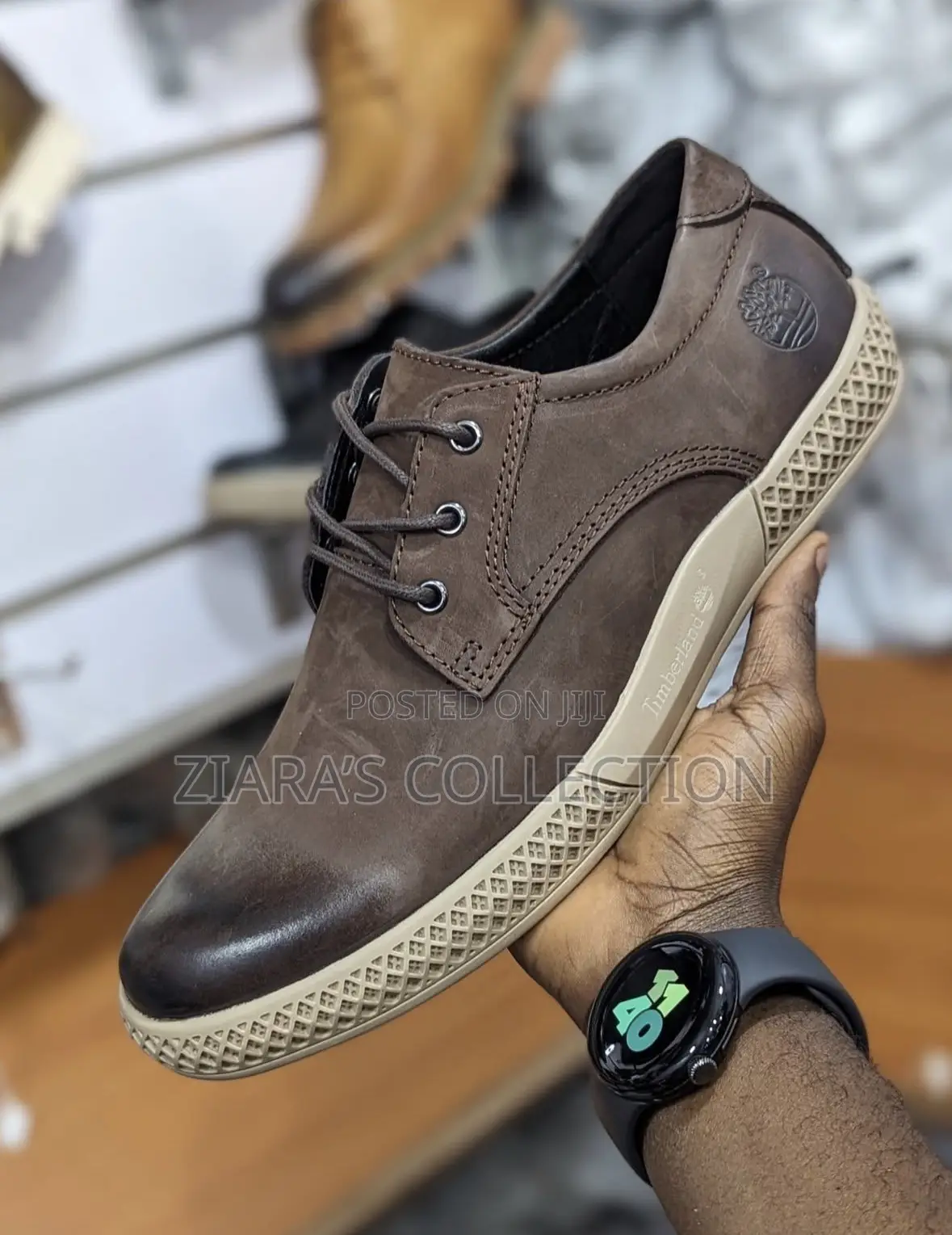 Brown Casual Timberland Leather Shoes