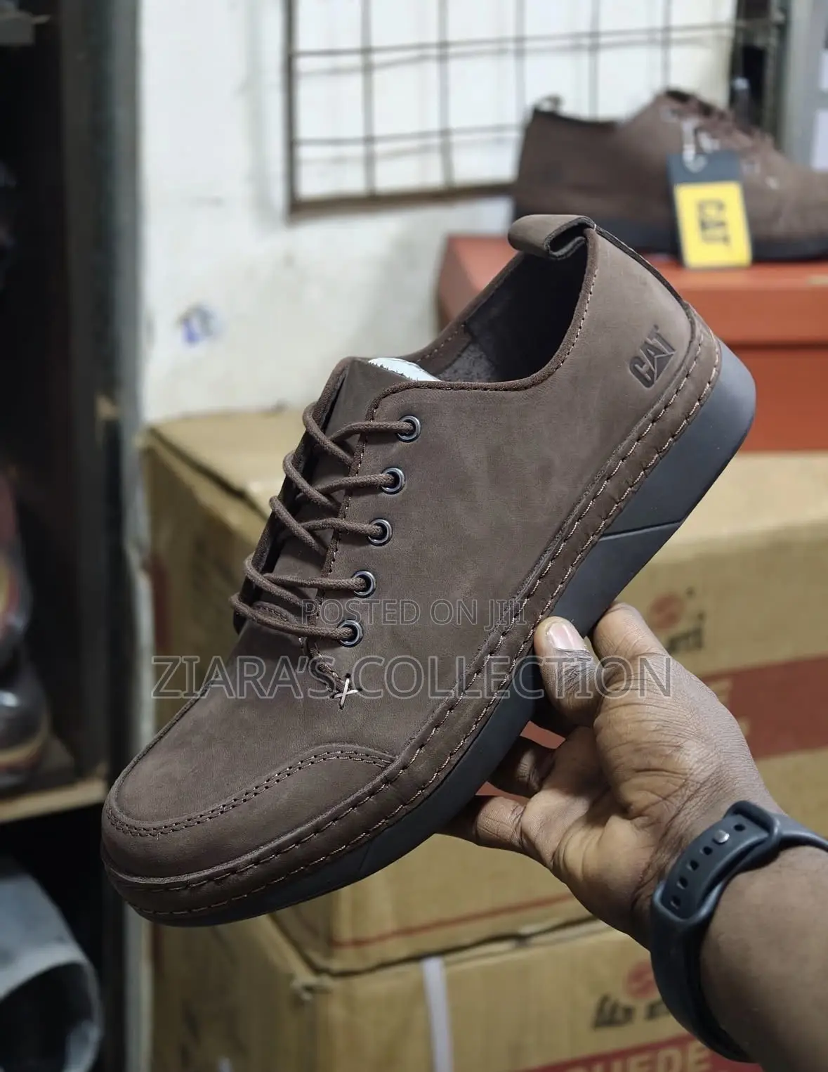 Casual Brown Carterpillar Comfortable Shoes