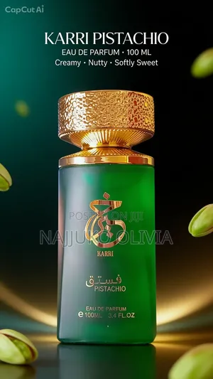 KARRI Pistachio, Eau De Parfum, 100 Ml, With a Creamy Nutty-Sweet