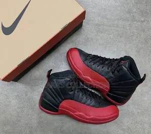 Black and Red Varsity Red Air Jordan 12 Retro “Flu Game