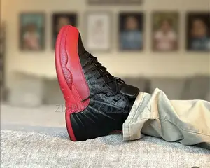 Black and Red Varsity Red Air Jordan 12 Retro “Flu Game