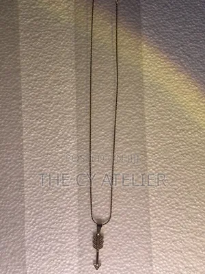 Gold-Tone Arrow Pendant Chain Necklace for Women