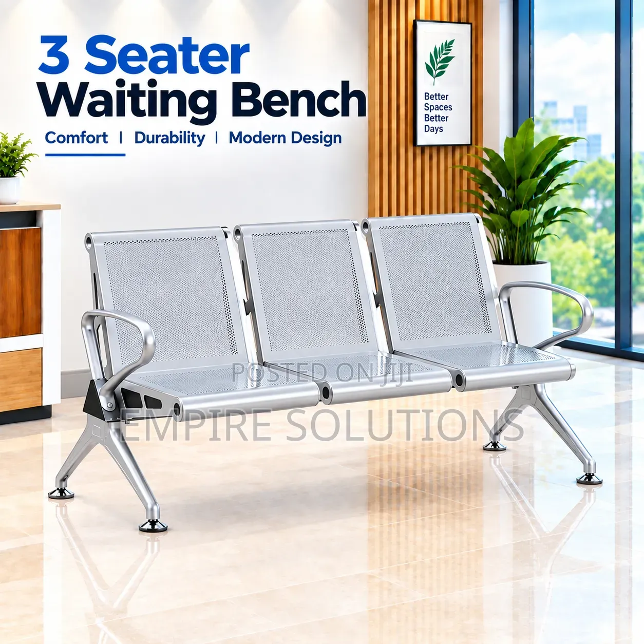 Waiting Chair Heavy Duty/ Airport Chair