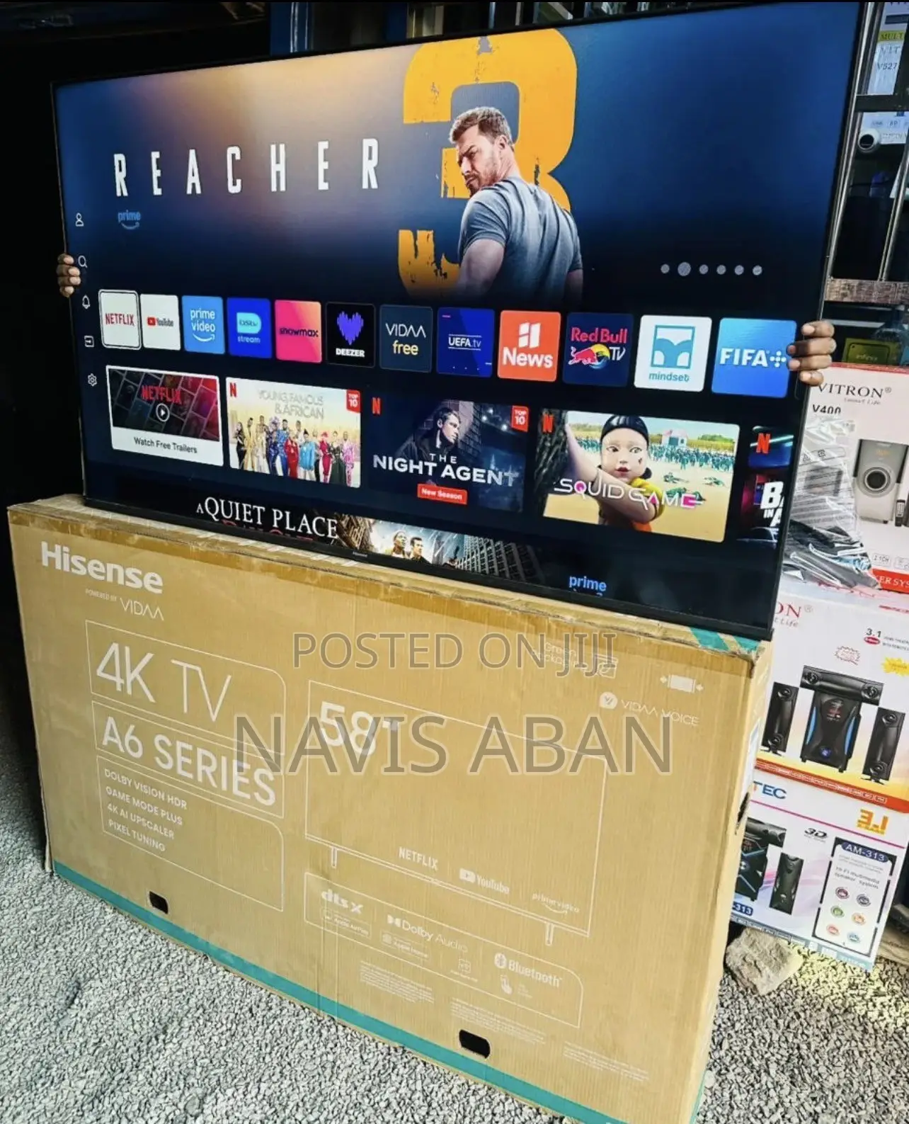 Hisense 58 Inches Smart 4k A6 Series