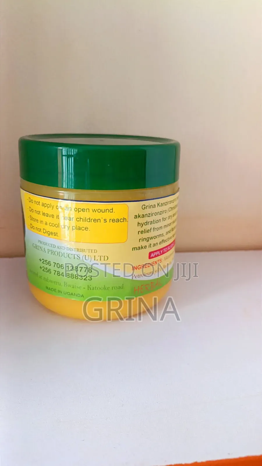 Grina Kanzironziro Herbal Perfumed Petroleum Jelly