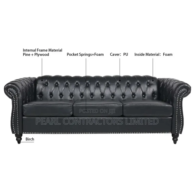 Sofas/3 Seaters Chesterfield Original Sofa Couches 1,200,000/-