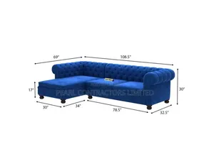 Sofas/Manchester Chesterfield L Sofa Beds Any Colour From 1,700,000/-
