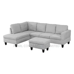 Sofas/Escalate L Sofas With Ottoman Poufs in Any Colour 1,600,000/-