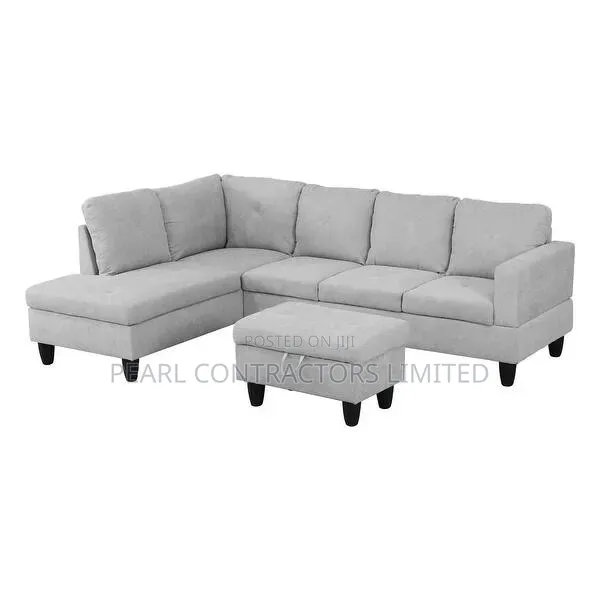 Sofas/Escalate L Sofas With Ottoman Poufs in Any Colour 1,600,000/-