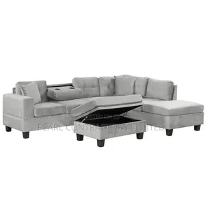 Sofas/Escalate L Sofas With Ottoman Poufs in Any Colour 1,600,000/-