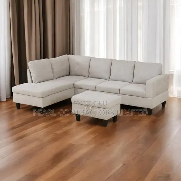 Sofas/Escalate L Sofas With Ottoman Poufs in Any Colour 1,600,000/-