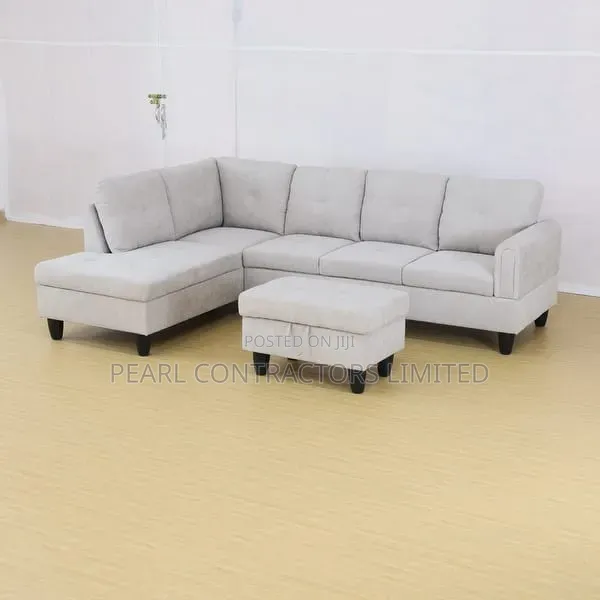 Sofas/Escalate L Sofas With Ottoman Poufs in Any Colour 1,600,000/-