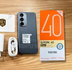 New Tecno Spark 40 Pro+ 256 GB Black