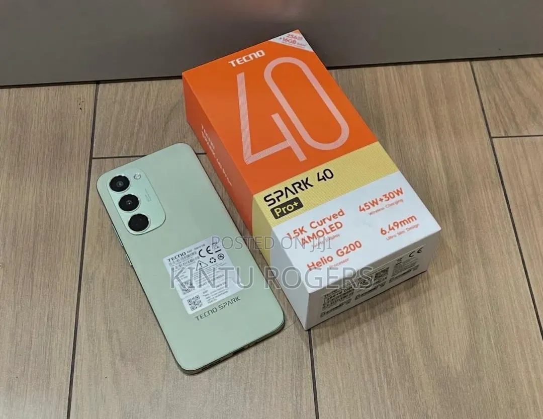New Tecno Spark 40 Pro+ 256 GB Green