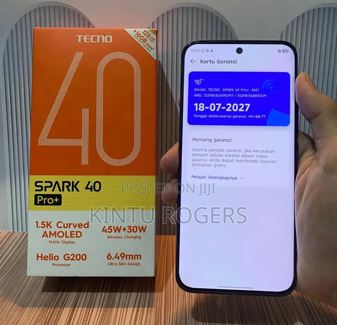 New Tecno Spark 40 Pro+ 256 GB Green