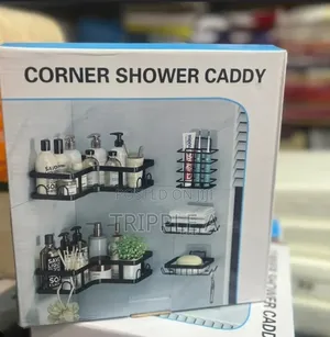 Black Corner Showe Caddy Set