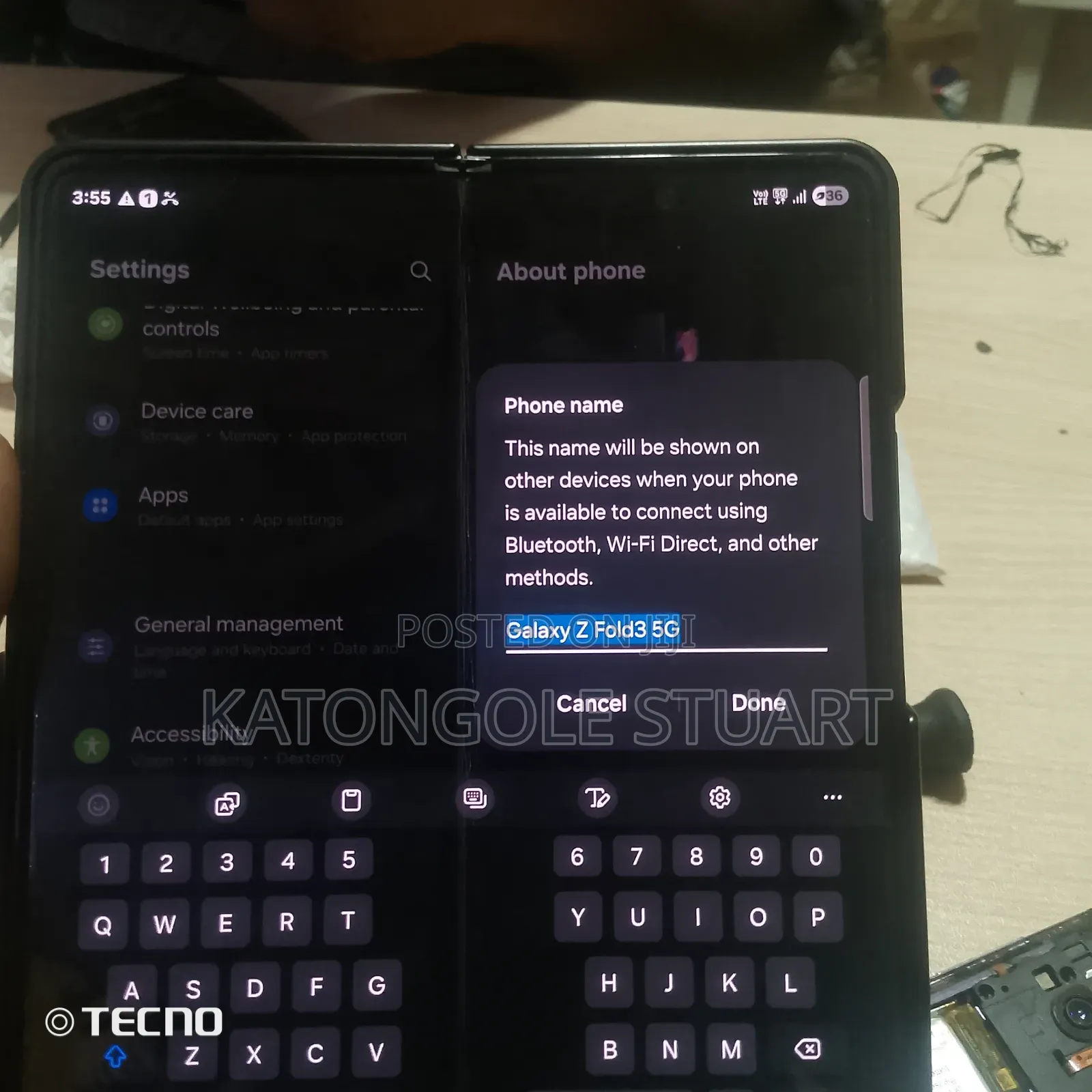Samsung Galaxy Z Fold 3 256 GB Black