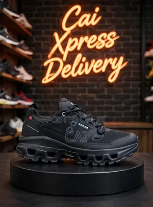 On Cloudrock Black Sneakers