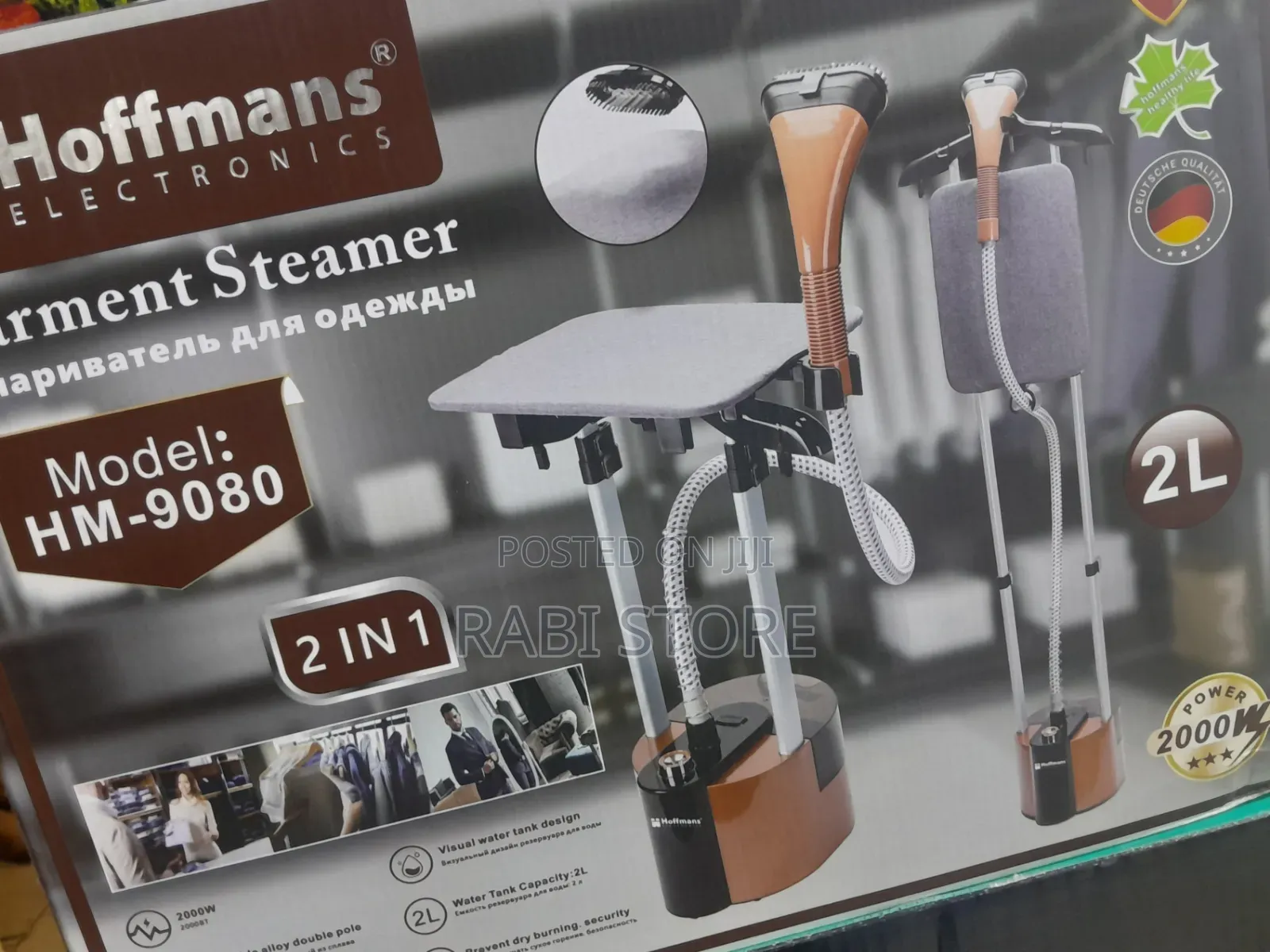 Hoffmans Electronics 2-in-1 Garment Steamer