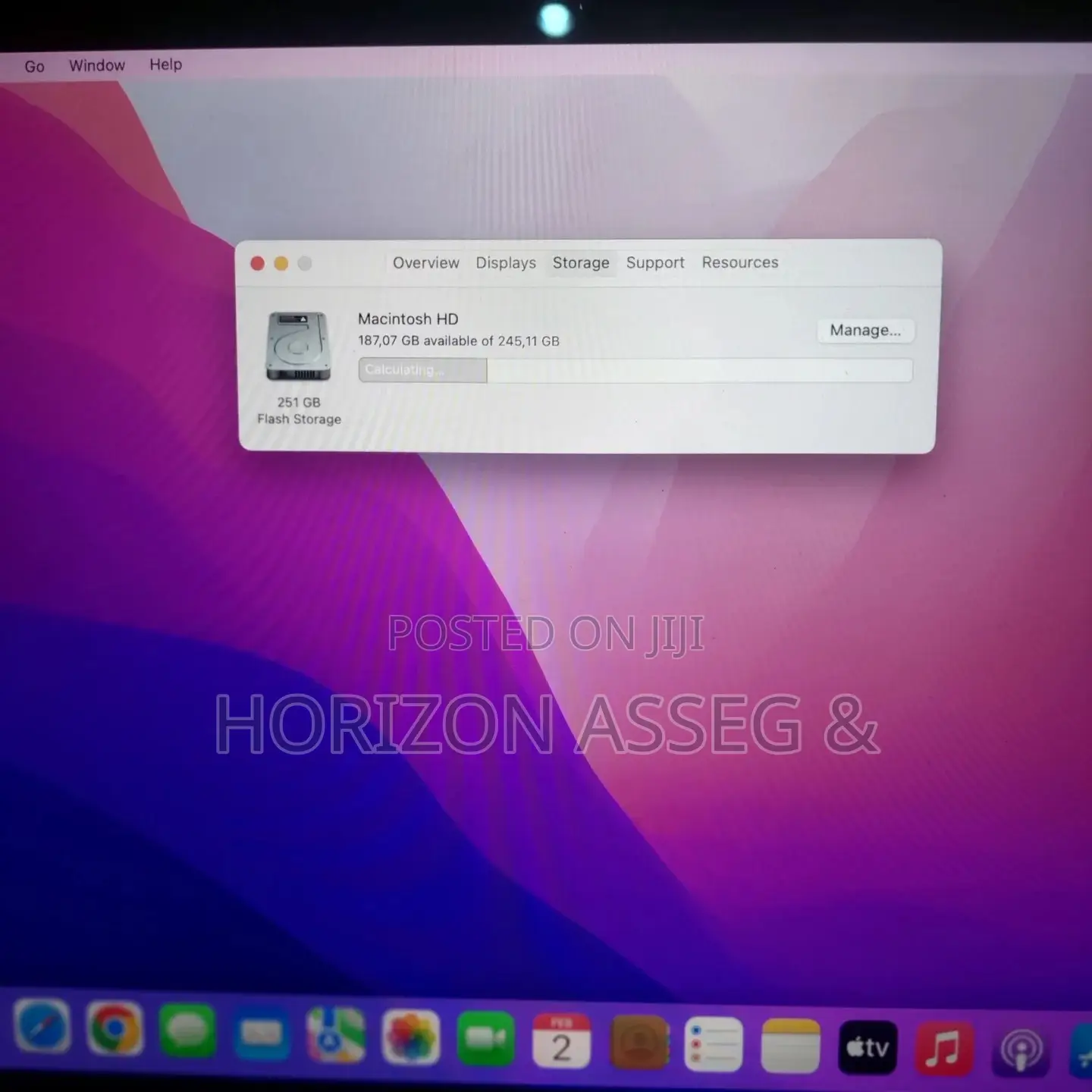 New Laptop Apple MacBook Pro 2022 M2 8GB Intel Core i5 SSD 256GB