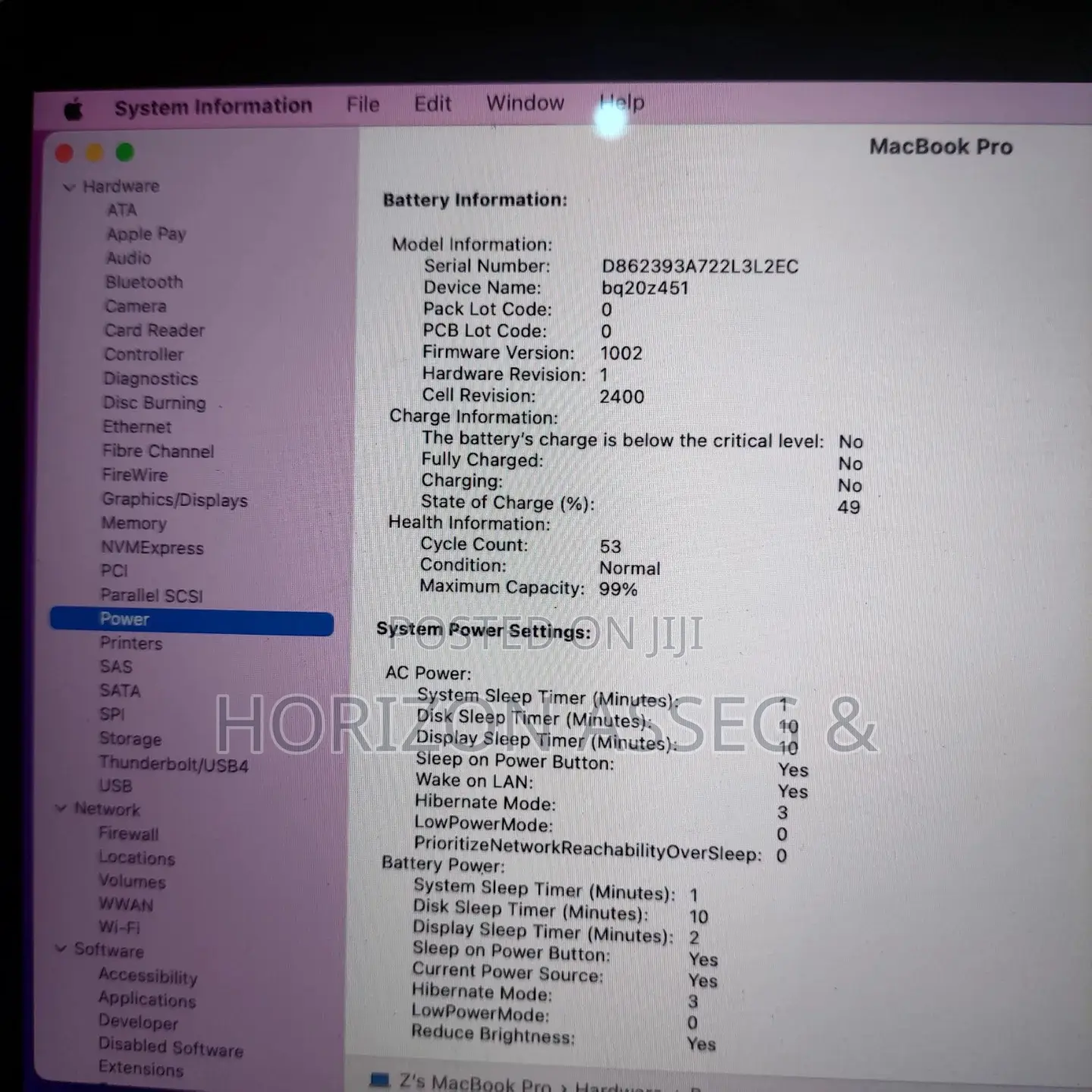 New Laptop Apple MacBook Pro 2022 M2 8GB Intel Core i5 SSD 256GB