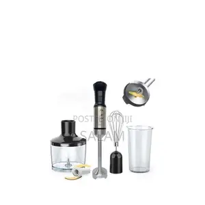Hoffmans 4 in 1 Hand Blender With Dough Mixers and Vegetable Cutter