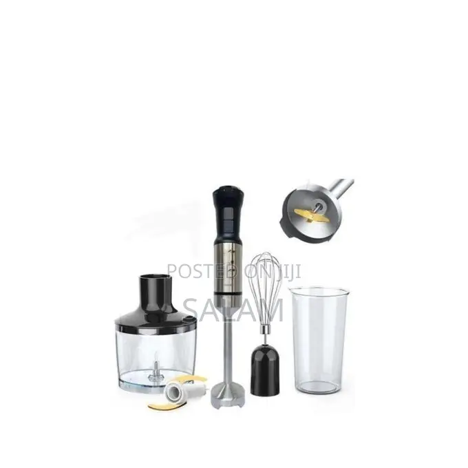 Hoffmans 4 in 1 Hand Blender With Dough Mixers and Vegetable Cutter