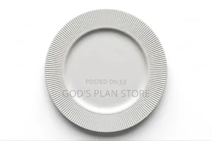 12pcs Plain White Ceramic Plates