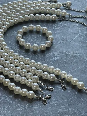 Classic Faux Pearl Necklace and Bracelet Jewelry Set
