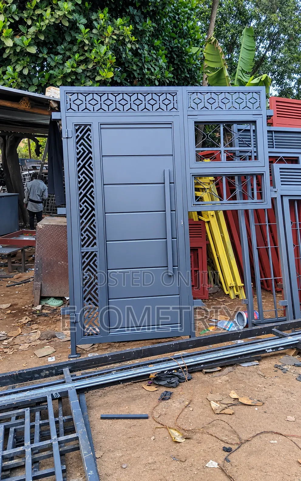 Modern Steel Back Doors | Strong & Durable Security Doors