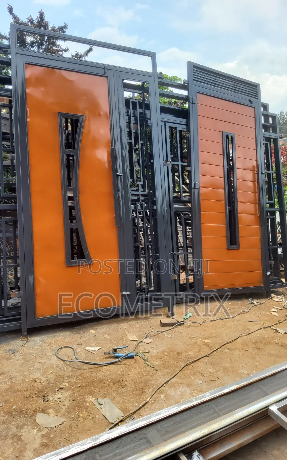 Modern Steel Back Doors | Strong & Durable Security Doors