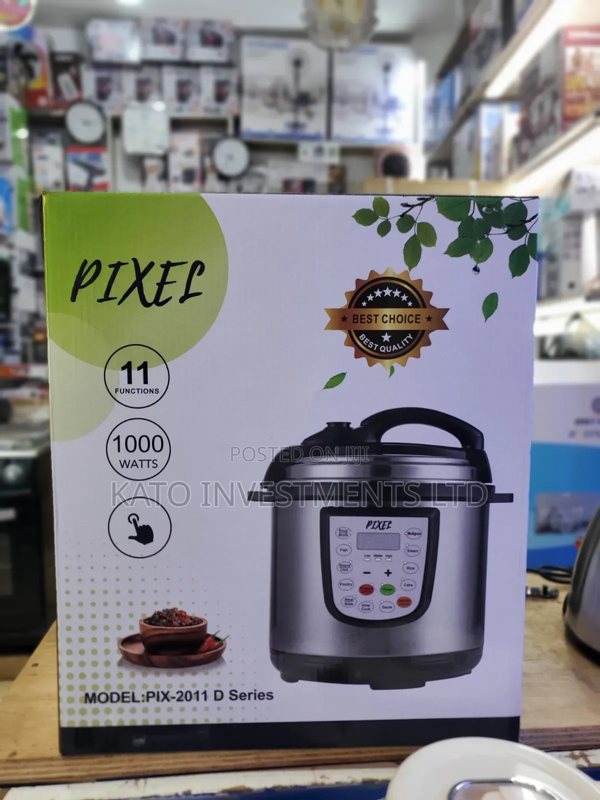 7litrs 11functions 1000watts Pixel Pressure Cooker With Steamer