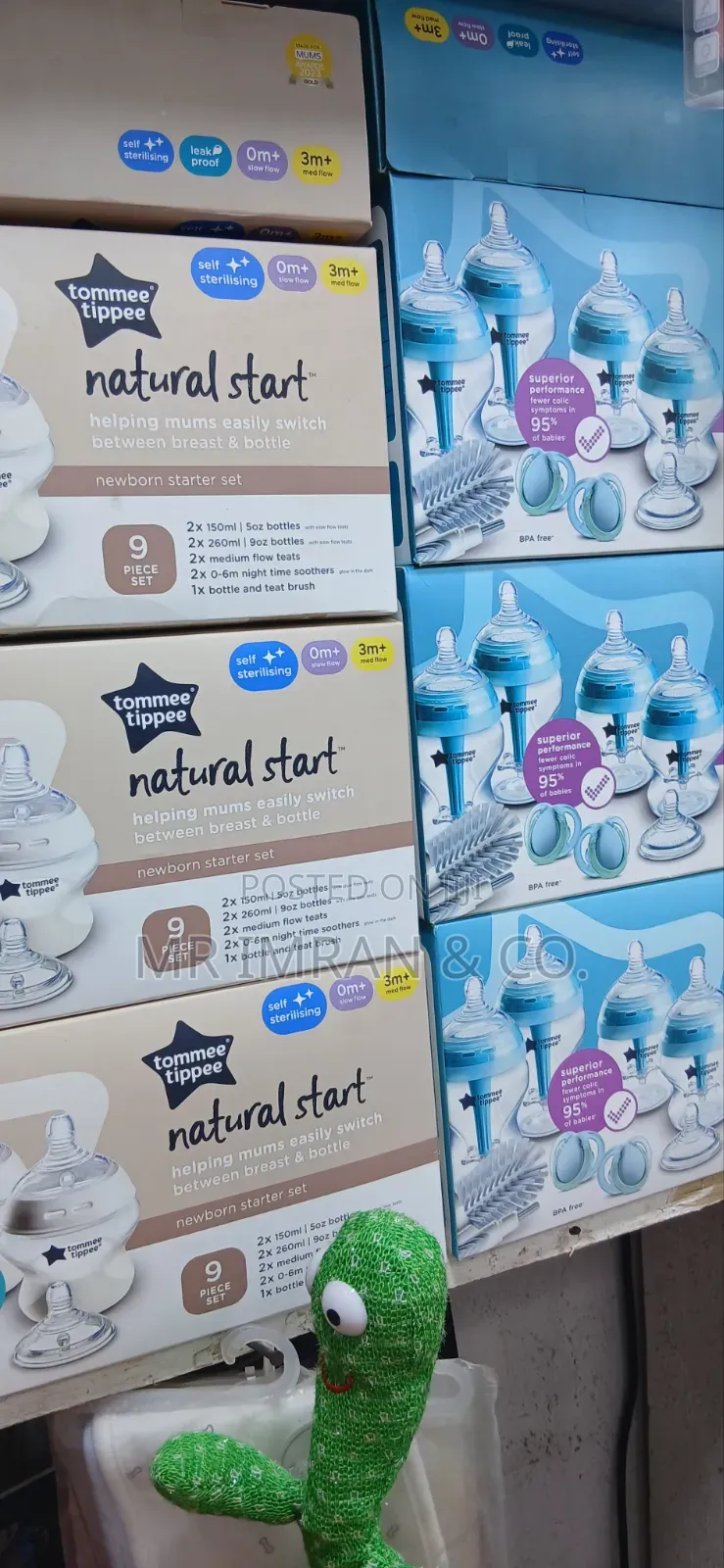 Tommee Tippee Advanced Anti-Colic Newborn Bottles.
