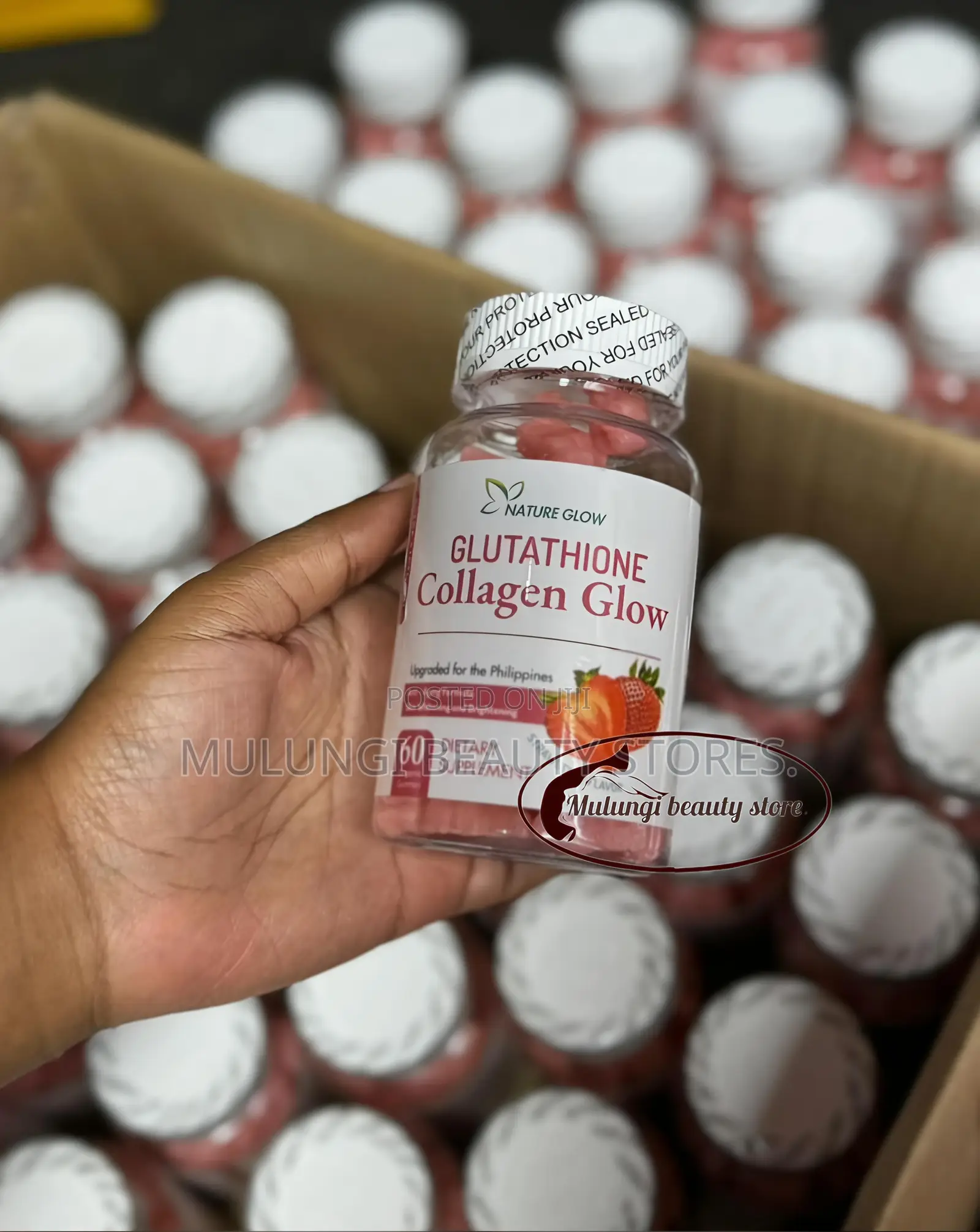 Nature Glow Collagen Glow Strawberry Dietary Supplement