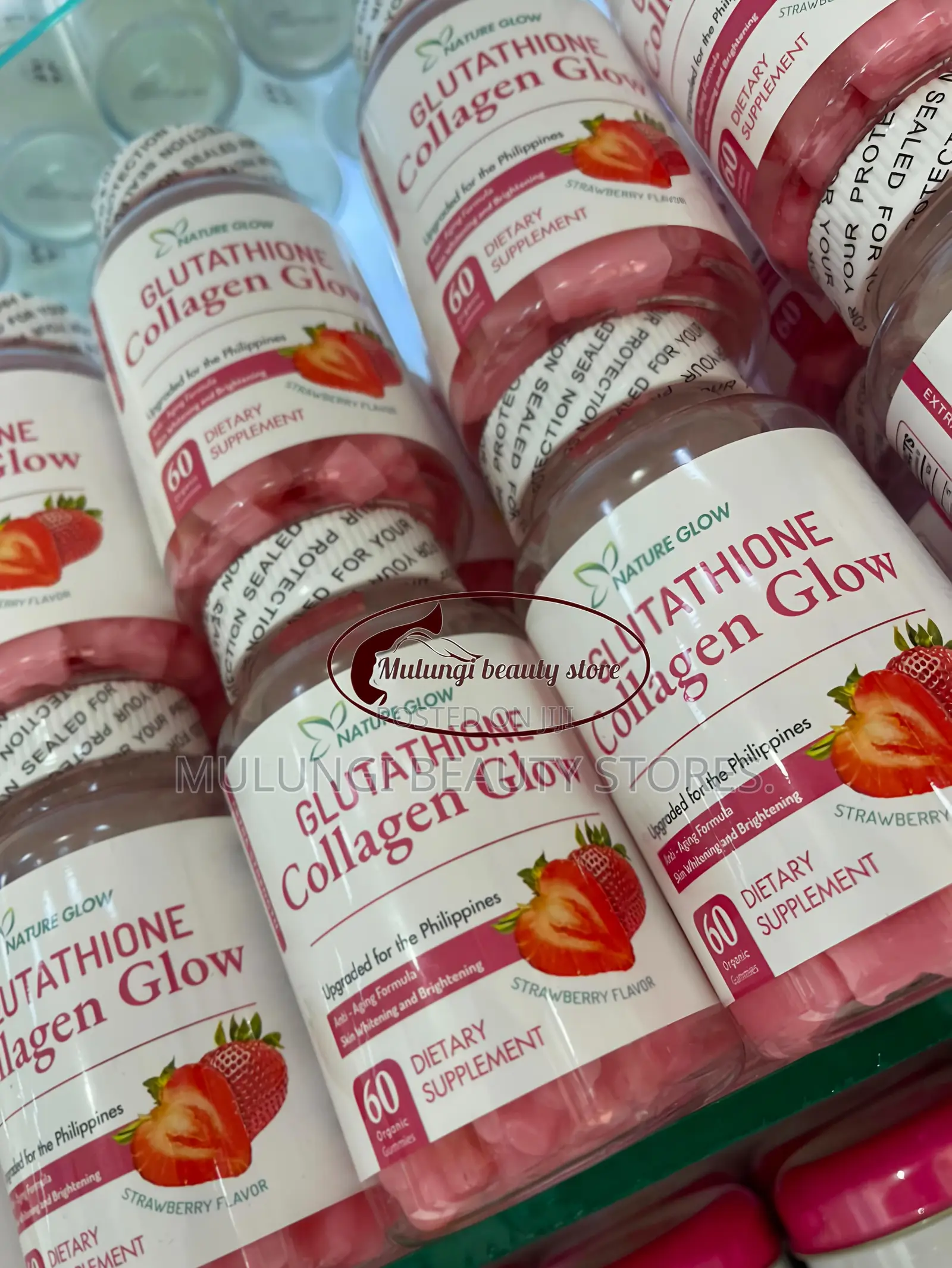 Nature Glow Collagen Glow Strawberry Dietary Supplement