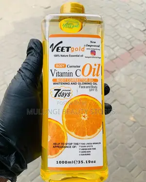 1000ml Bottles of Veet Gold Face and Body Oils