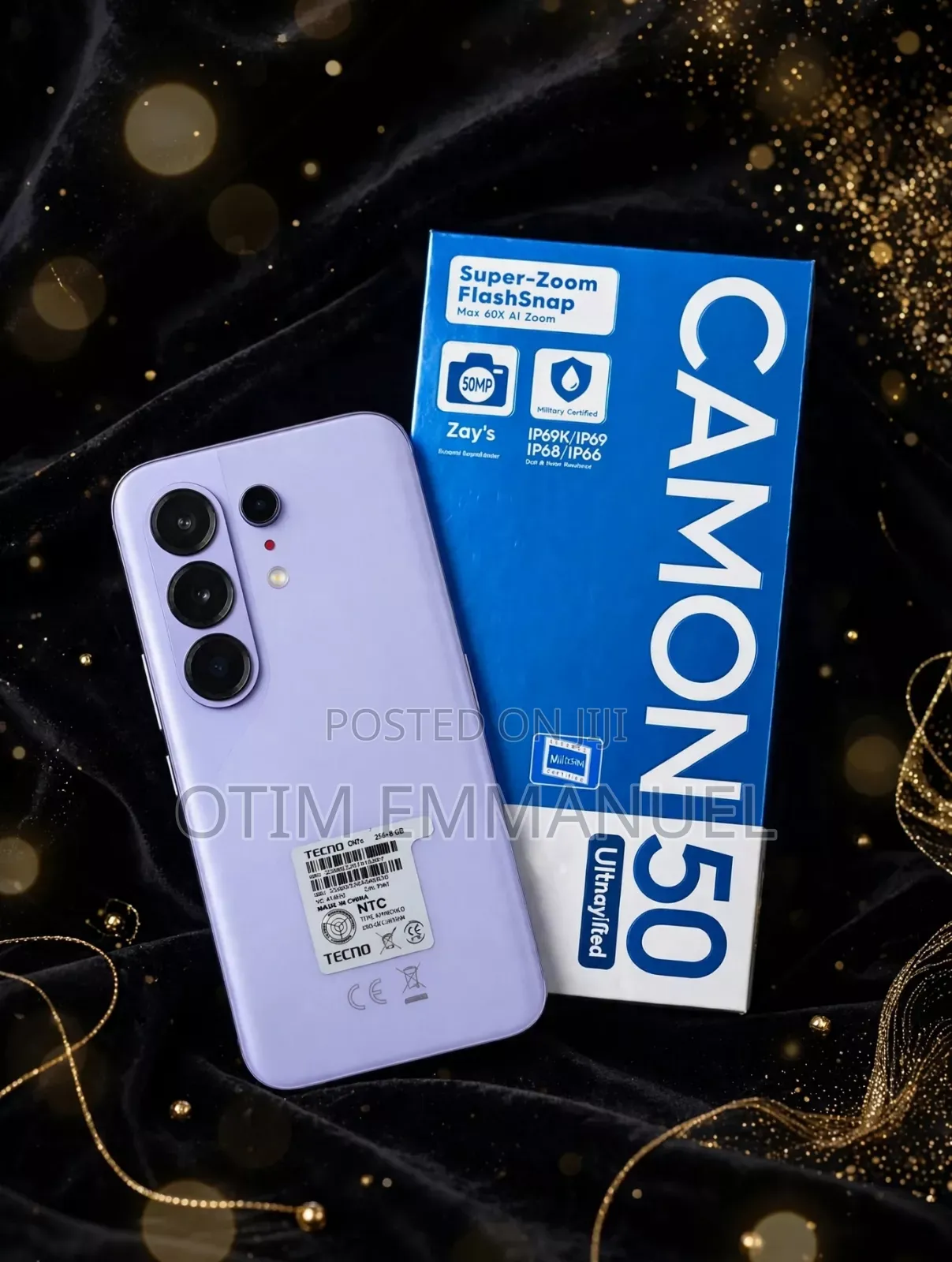 New Tecno Camon 50 Ultra 512 GB Purple