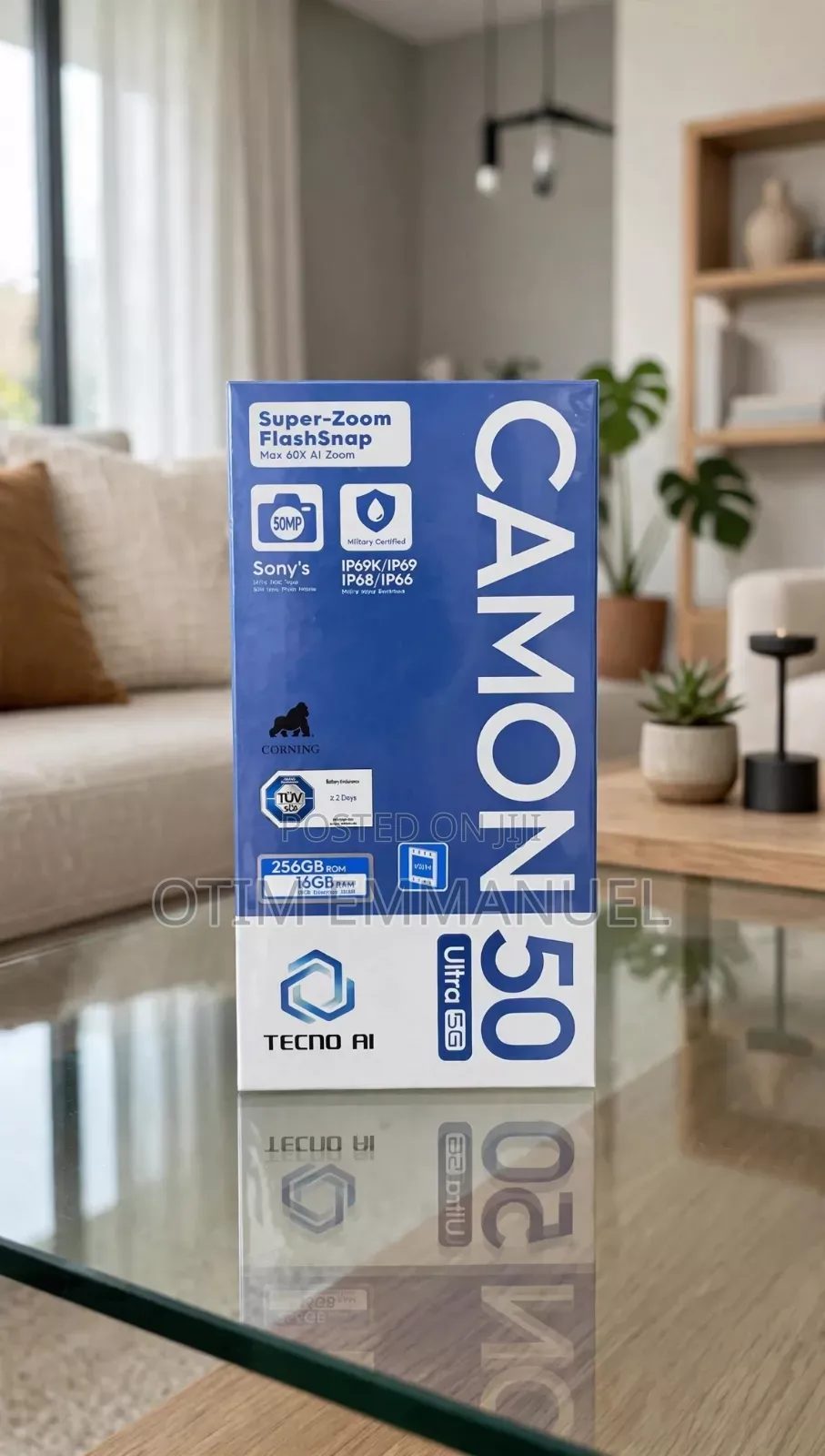 New Tecno Camon 50 Ultra 512 GB Black