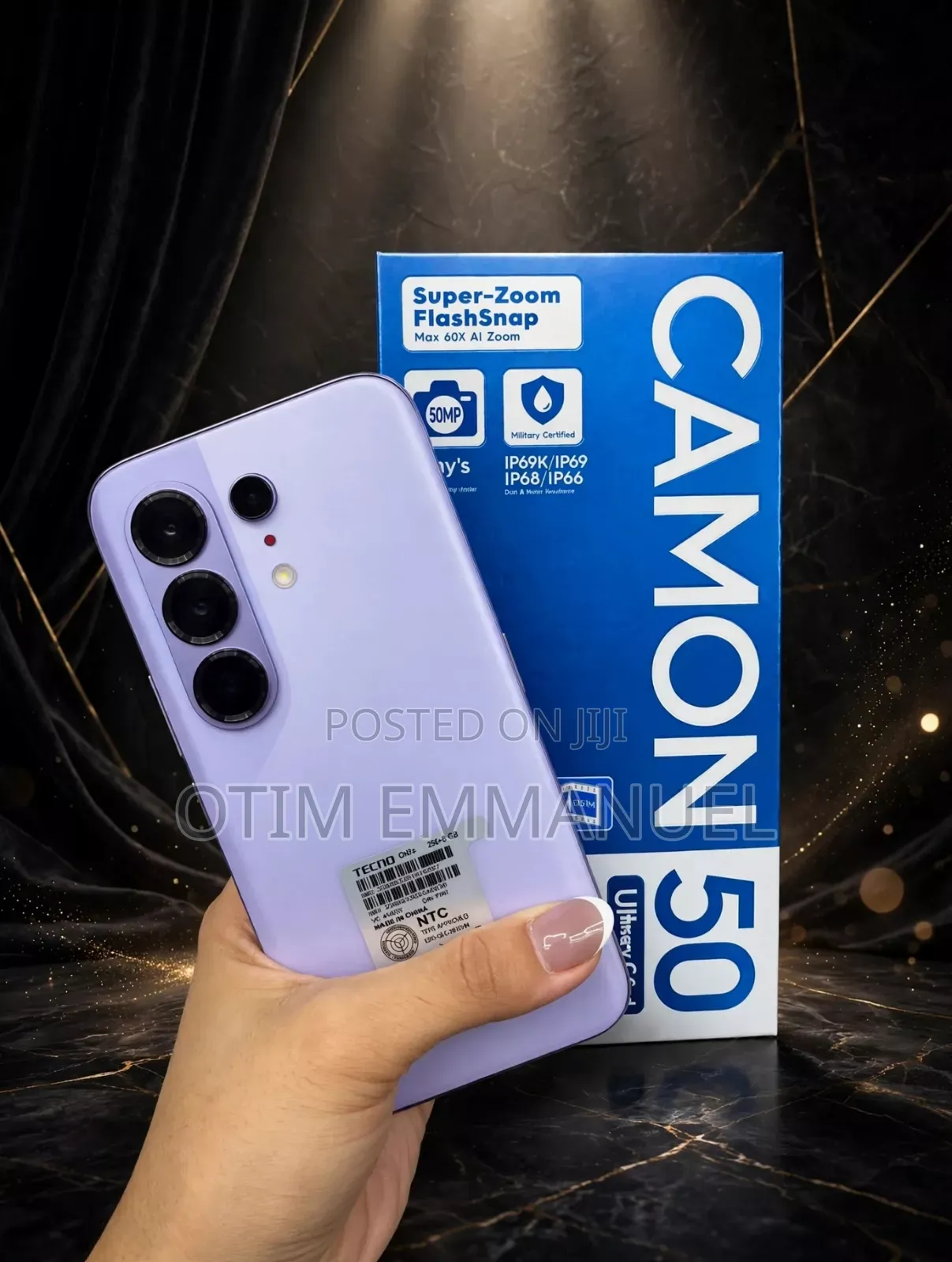 New Tecno Camon 50 Ultra 512 GB Purple