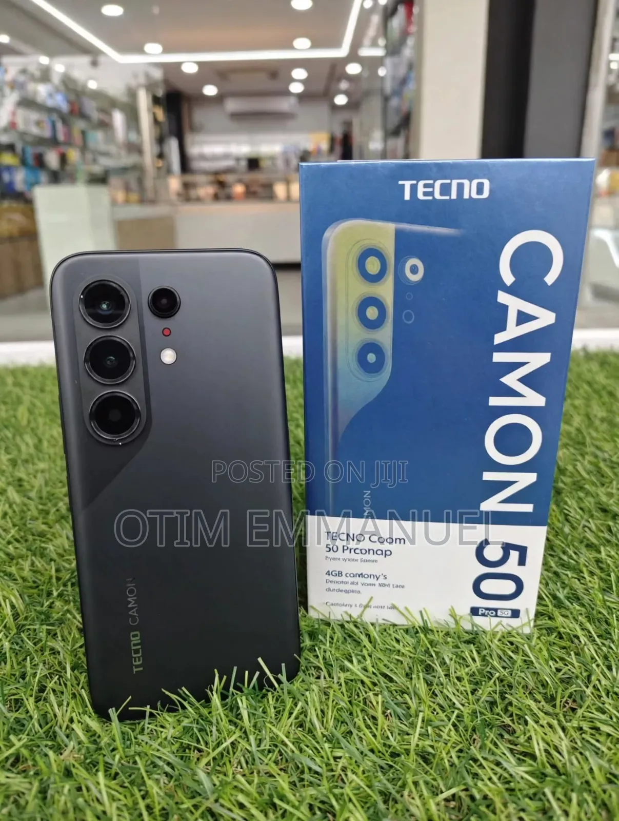 New Tecno Camon 50 Pro 256 GB Black