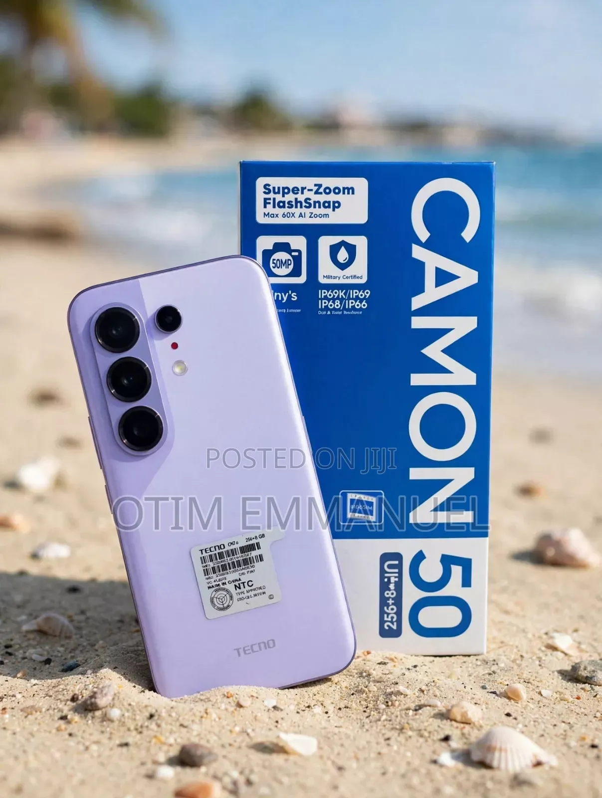 New Tecno Camon 50 Ultra 512 GB Purple