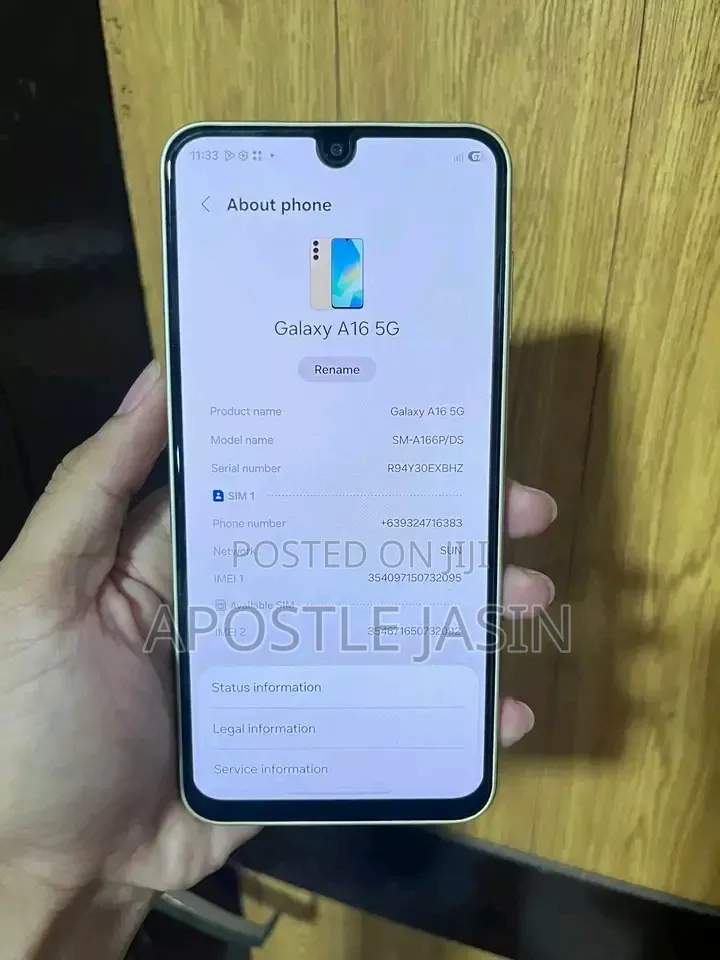 New Samsung Galaxy A16 5G 256 GB Gold