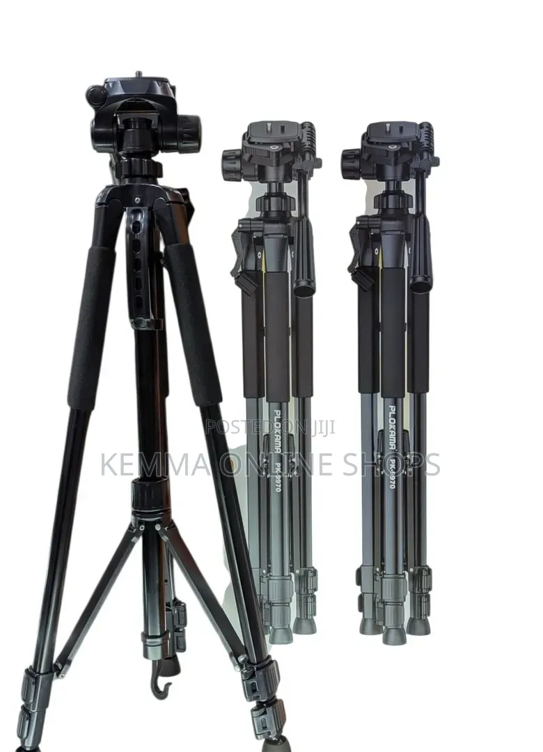 Plokama PK-9970 Camera & Smartphone Tripod Stand (180cm) – Brand New
