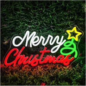 Neon Light Merry Christmas for Neon Sign Christmas Hat