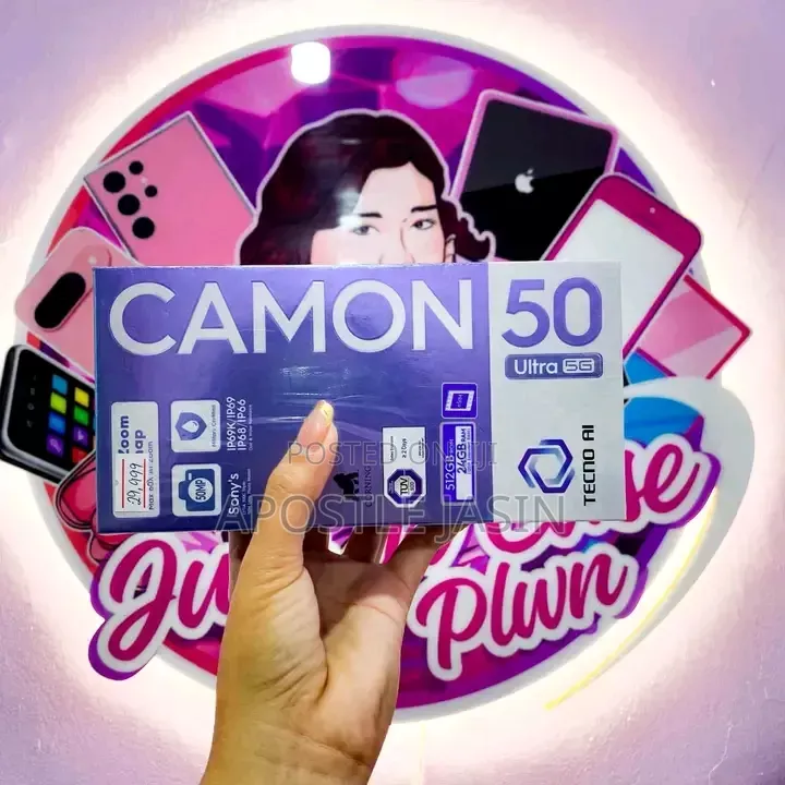 New Tecno Camon 50 Ultra 256 GB Black