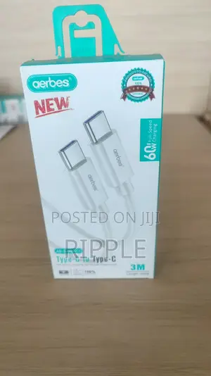 60W USB-C to USB-C Fast Charging Cable – 3 Metres