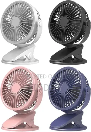 Portable USB Table Fan Clip-on Type Rechargeable Cooling Mini Desk Fan