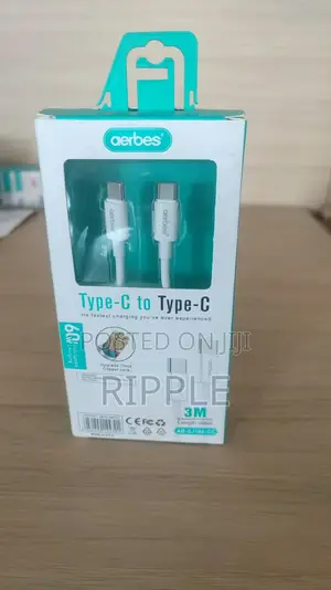 60W USB-C to USB-C Fast Charging Cable – 3 Metres