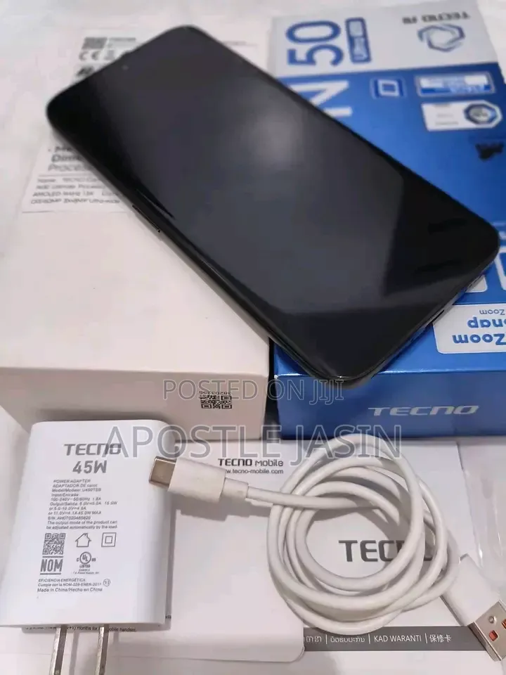 New Tecno Camon 50 Ultra 256 GB Black